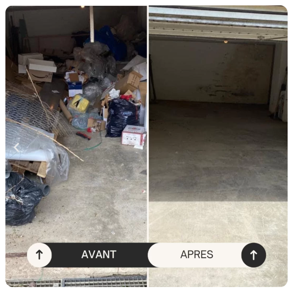 Débarras avant / après, réalisation 2