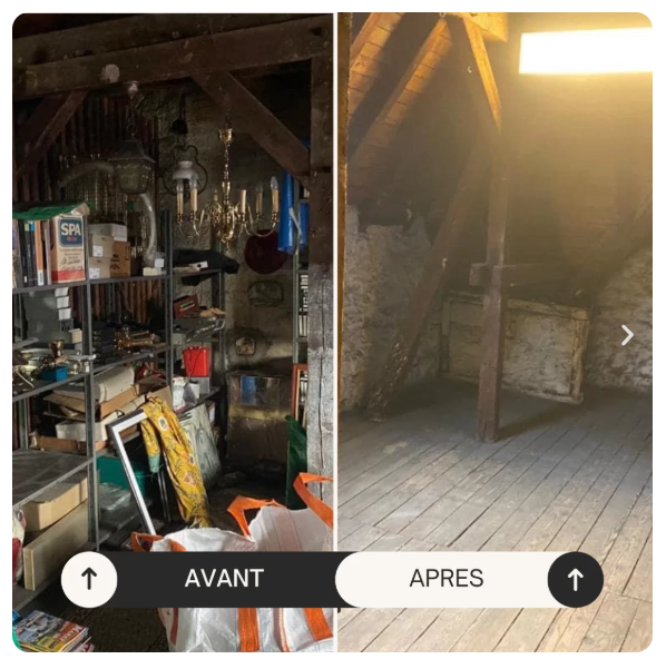 Débarras avant / après, réalisation 3